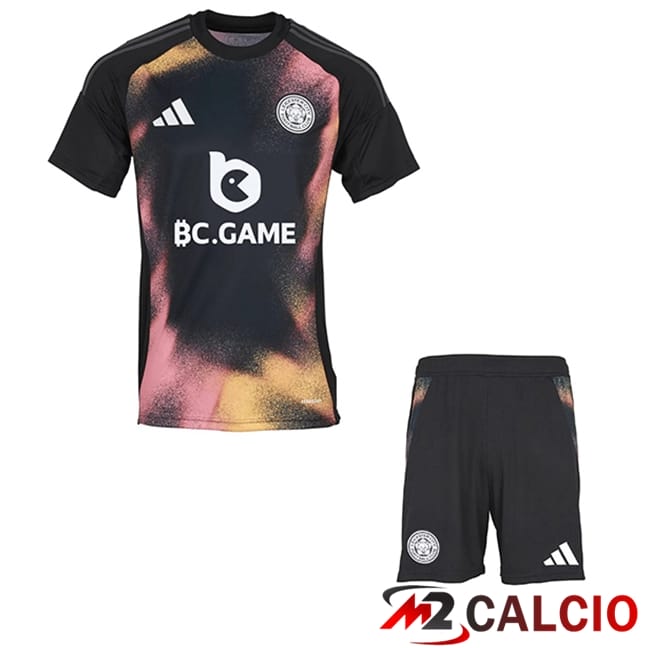 Maglie Calcio Personalizzate,Tute Calcio Squadre,Maglia Nazionale Italiana Calcio | Maglie Calcio Leicester City Bambino Seconda 2024/2025