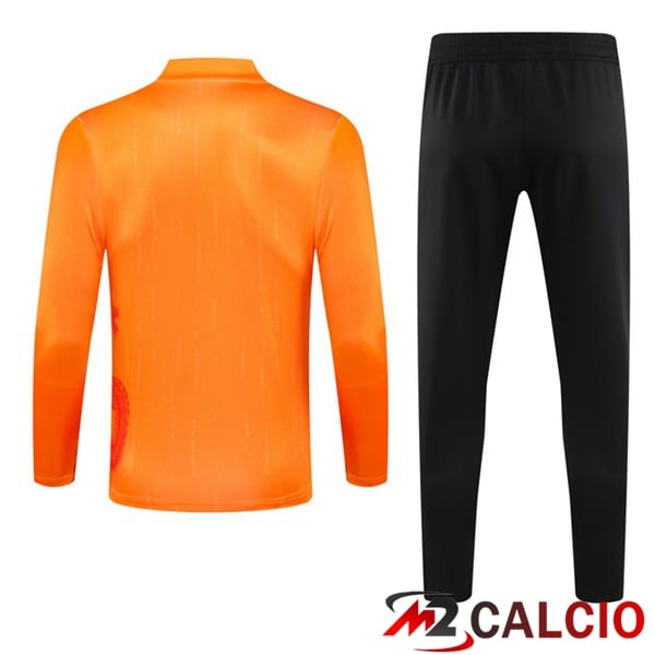 Insieme Tuta Calcio Real Madrid Arancia 2024/2025