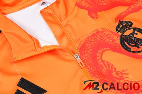 Insieme Tuta Calcio Real Madrid Arancia 2024/2025