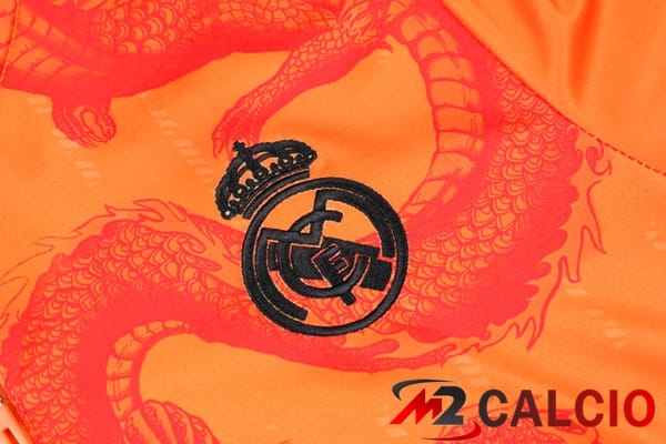 Insieme Tuta Calcio Real Madrid Arancia 2024/2025