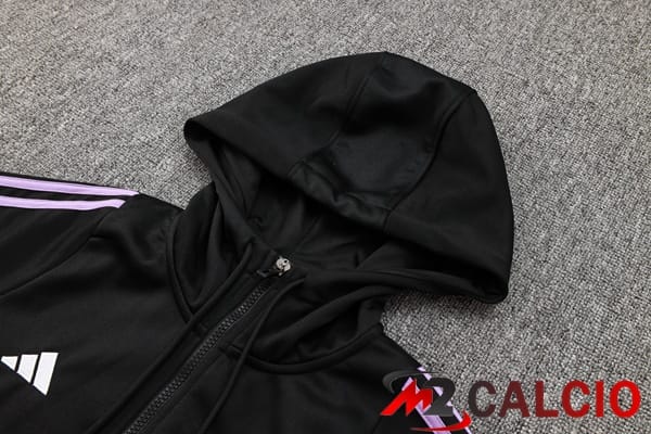 Tuta Calcio - Felpa Con Cappuccio Germania Nero 2024/2025