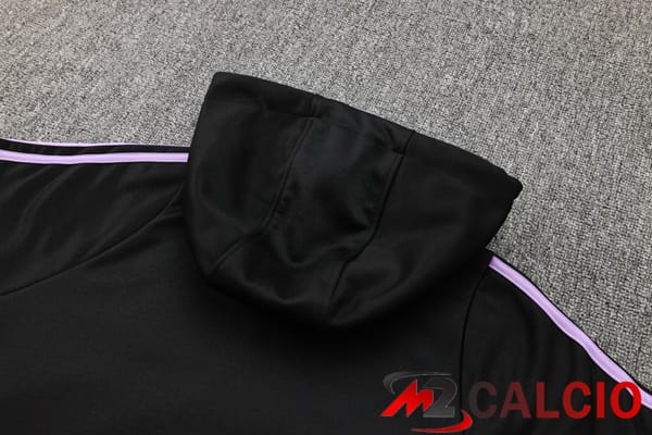 Tuta Calcio - Felpa Con Cappuccio Germania Nero 2024/2025