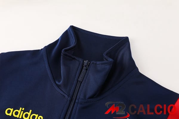 Insieme Tuta Calcio - Giacca Spagna Blu Reale 2024/2025