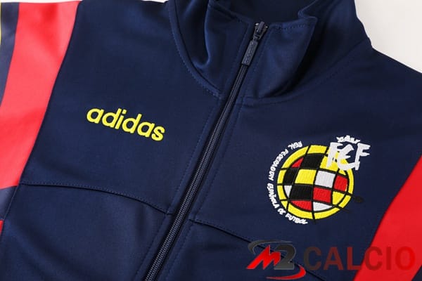 Insieme Tuta Calcio - Giacca Spagna Blu Reale 2024/2025