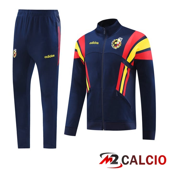 Maglie Calcio Personalizzate,Tute Calcio Squadre,Maglia Nazionale Italiana Calcio | Insieme Tuta Calcio - Giacca Spagna Blu Reale 2024/2025