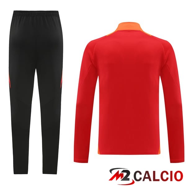 Insieme Tuta Calcio - Giacca Bayern Monaco Rosso 2024/2025