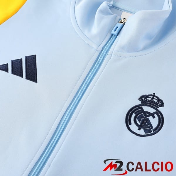 Insieme Tuta Calcio - Giacca Real Madrid Grigio 2024/2025