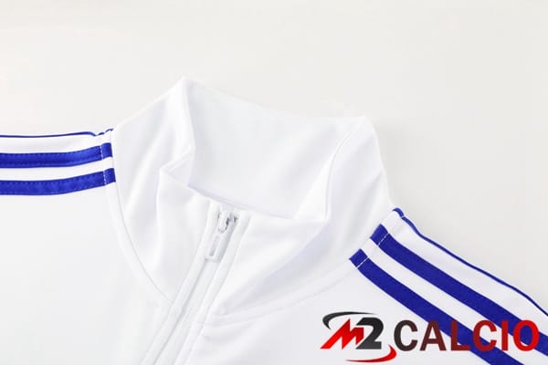 Insieme Tuta Calcio - Giacca Real Madrid Bianco 2024/2025