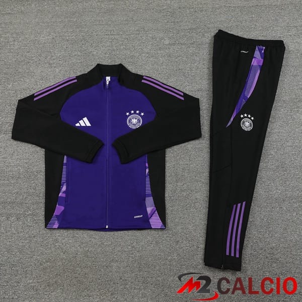 Insieme Tuta Calcio - Giacca Germania Viola 2024/2025
