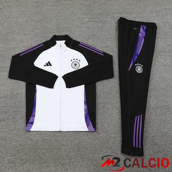 Insieme Tuta Calcio - Giacca Germania Bianco 2024/2025
