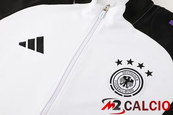 Insieme Tuta Calcio - Giacca Germania Bianco 2024/2025