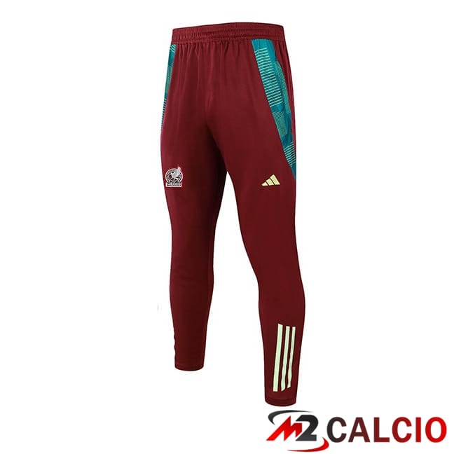 Maglie Calcio Personalizzate,Tute Calcio Squadre,Maglia Nazionale Italiana Calcio | Pantaloni Da Allenamento Messico Rosso 2024/2025