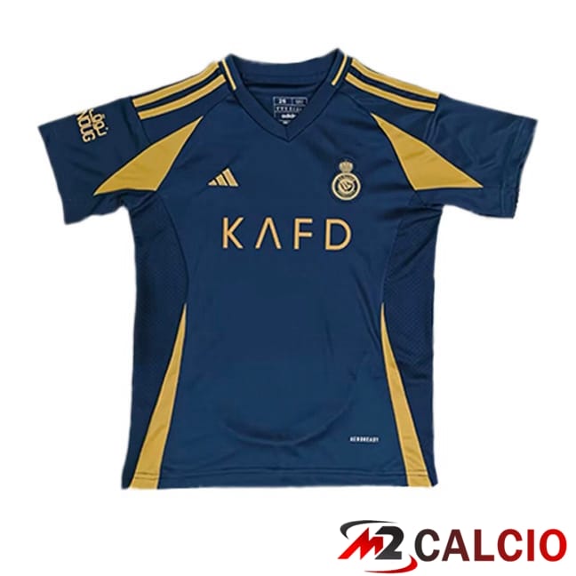 Maglie Calcio Personalizzate,Tute Calcio Squadre,Maglia Nazionale Italiana Calcio | Maglie Calcio Al-Nassr FC Seconda Blu 2024/2025