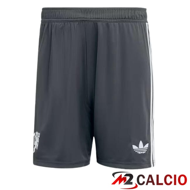 Maglie Calcio Personalizzate,Tute Calcio Squadre,Maglia Nazionale Italiana Calcio | Pantaloncini Calcio Manchester United Terza Bianco 2024/2025