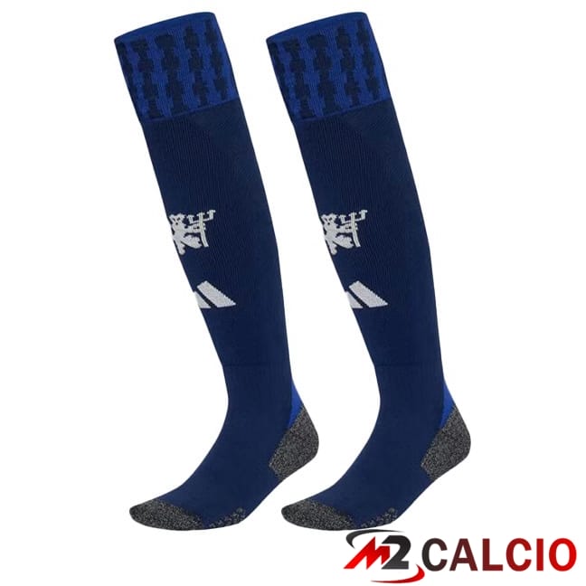 Maglie Calcio Personalizzate,Tute Calcio Squadre,Maglia Nazionale Italiana Calcio | Calzini Calcio Manchester United Seconda Blu 2024/2025