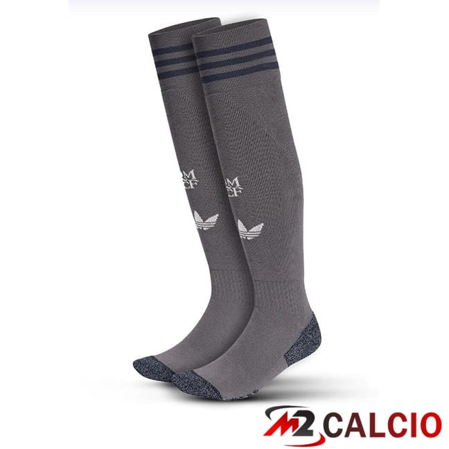 Maglie Calcio Personalizzate,Tute Calcio Squadre,Maglia Nazionale Italiana Calcio | Calzini Calcio Real Madrid Terza Grigio 2024/2025