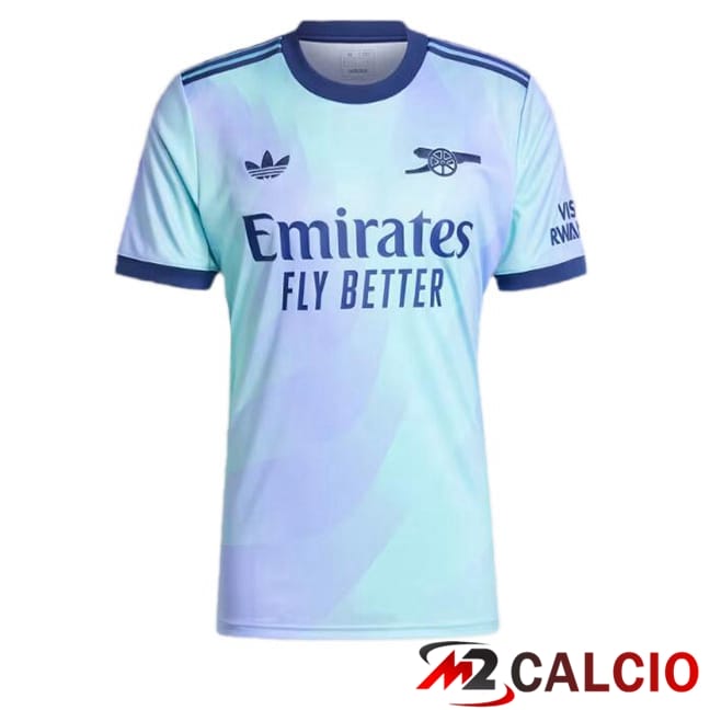 Maglie Calcio Personalizzate,Tute Calcio Squadre,Maglia Nazionale Italiana Calcio | Maglie Calcio Arsenal Terza Blu 2024/2025