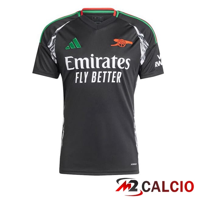 Maglie Calcio Personalizzate,Tute Calcio Squadre,Maglia Nazionale Italiana Calcio | Maglie Calcio Arsenal Seconda Nero 2024/2025