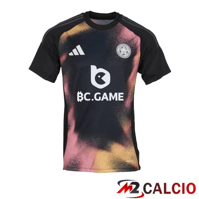 Maglie Calcio Personalizzate,Tute Calcio Squadre,Maglia Nazionale Italiana Calcio | Maglie Calcio Leicester City Seconda Nero 2024/2025