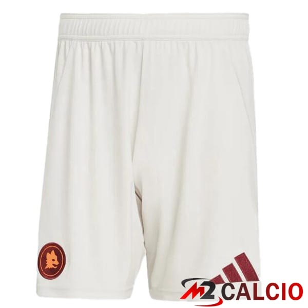 Maglie Calcio AS Roma Seconda Bianco 2024/2025