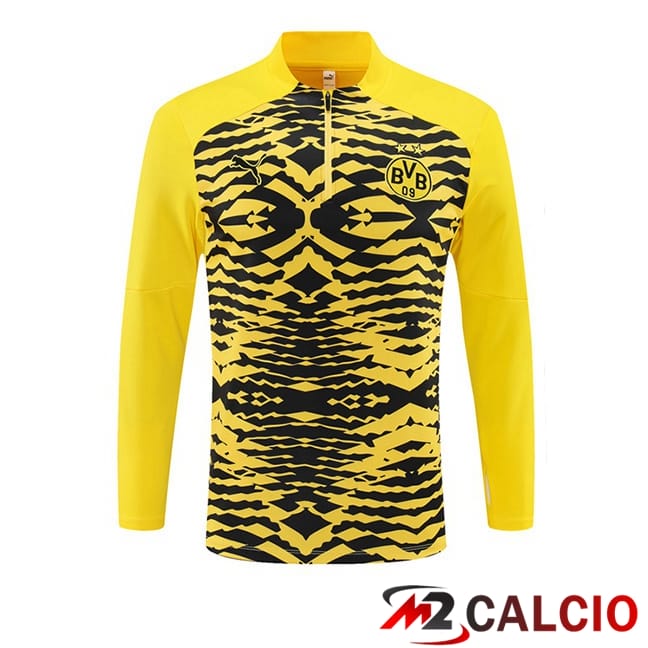 Maglie Calcio Personalizzate,Tute Calcio Squadre,Maglia Nazionale Italiana Calcio | Felpa Allenamento Dortmund BVB Giallo 2024/2025