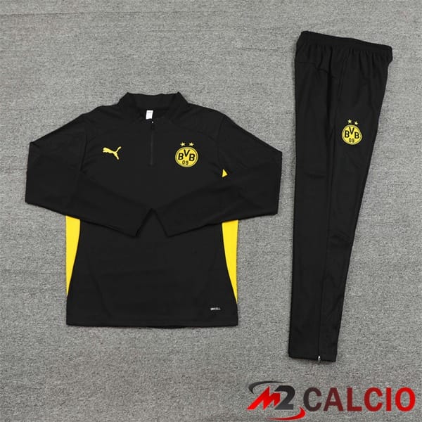 Insieme Tuta Calcio Dortmund BVB Nero 2024/2025