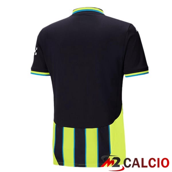Maglie Calcio Manchester City Seconda Verde Nero 2024/2025