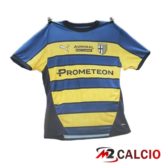 Maglie Calcio Personalizzate,Tute Calcio Squadre,Maglia Nazionale Italiana Calcio | Maglie Calcio Parma Calcio Seconda Giallo Blu 2024/2025
