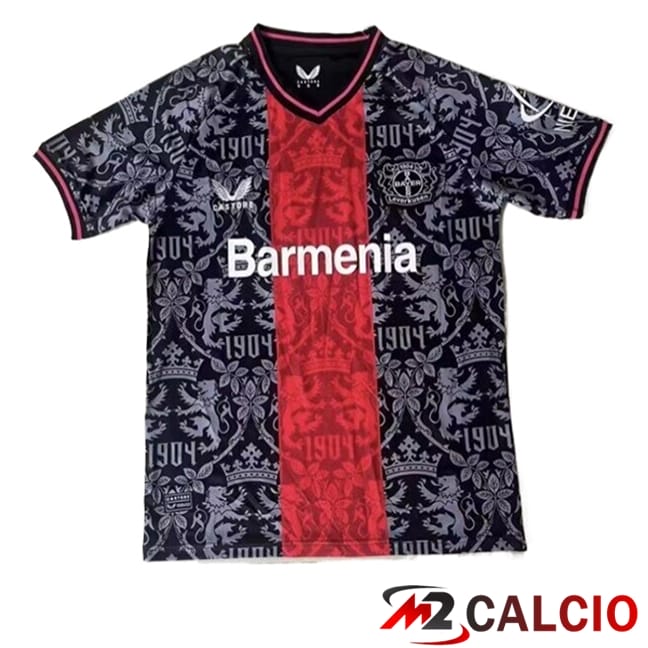 Maglie Calcio Personalizzate,Tute Calcio Squadre,Maglia Nazionale Italiana Calcio | Maglie Calcio Bayer 04 Leverkusen Edizione Speciale Nero 2024/2025