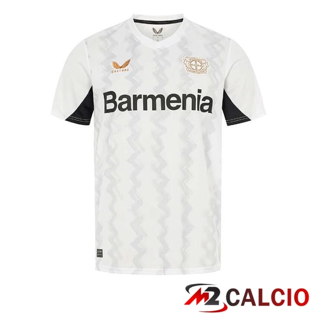 Maglie Calcio Personalizzate,Tute Calcio Squadre,Maglia Nazionale Italiana Calcio | Maglie Calcio Bayer 04 Leverkusen Seconda Bianco 2024/2025