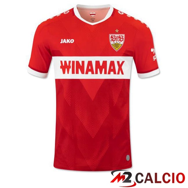 Maglie Calcio Personalizzate,Tute Calcio Squadre,Maglia Nazionale Italiana Calcio | Maglie Calcio VfB Stuttgart Seconda Rosso 2024/2025