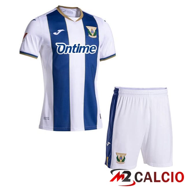 Maglie Calcio Personalizzate,Tute Calcio Squadre,Maglia Nazionale Italiana Calcio | Maglie Calcio CD Leganes Bambino Prima Bianco Blu 2024/2025