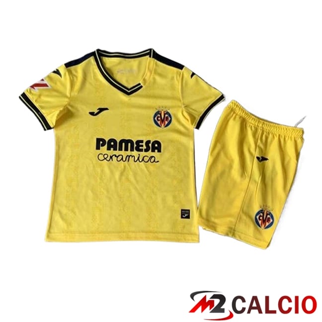 Maglie Calcio Personalizzate,Tute Calcio Squadre,Maglia Nazionale Italiana Calcio | Maglie Calcio Villarreal Bambino Prima 2024/2025