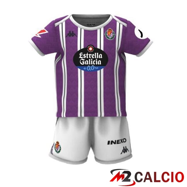 Maglie Calcio Personalizzate,Tute Calcio Squadre,Maglia Nazionale Italiana Calcio | Maglie Calcio Real Valladolid Bambino Prima Viola 2024/2025