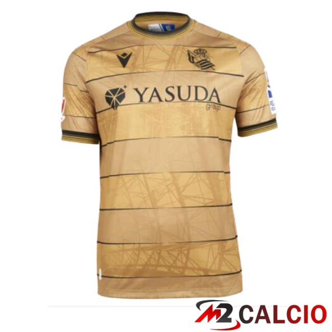 Maglie Calcio Personalizzate,Tute Calcio Squadre,Maglia Nazionale Italiana Calcio | Maglie Calcio Real Sociedad Seconda Giallo 2024/2025