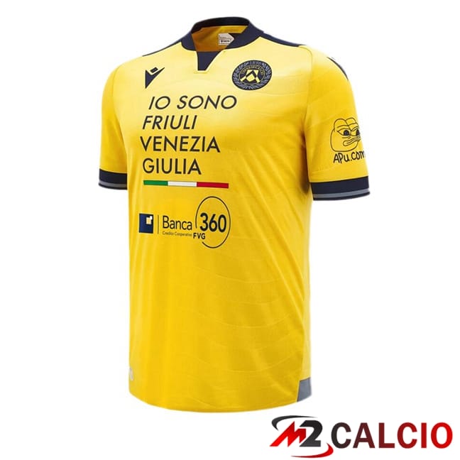 Maglie Calcio Personalizzate,Tute Calcio Squadre,Maglia Nazionale Italiana Calcio | Maglie Calcio Udinese Calcio Seconda Giallo 2024/2025