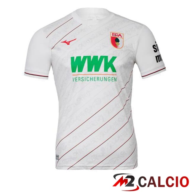 Maglie Calcio Personalizzate,Tute Calcio Squadre,Maglia Nazionale Italiana Calcio | Maglie Calcio FC Augsburg Prima Bianco 2024/2025