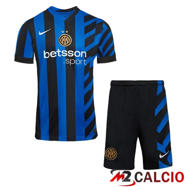 Maglie Calcio Inter Milan Bambino Prima Blu 2024/2025