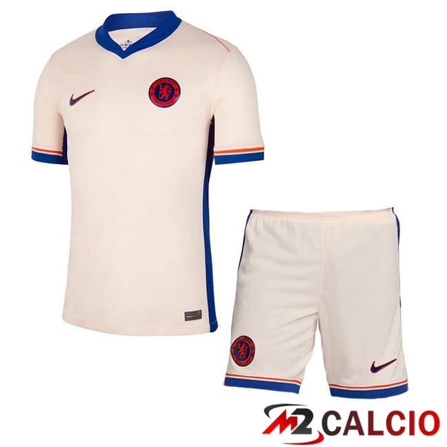 Maglie Calcio Personalizzate,Tute Calcio Squadre,Maglia Nazionale Italiana Calcio | Maglie Calcio FC Chelsea Bambino Seconda Giallo 2024/2025