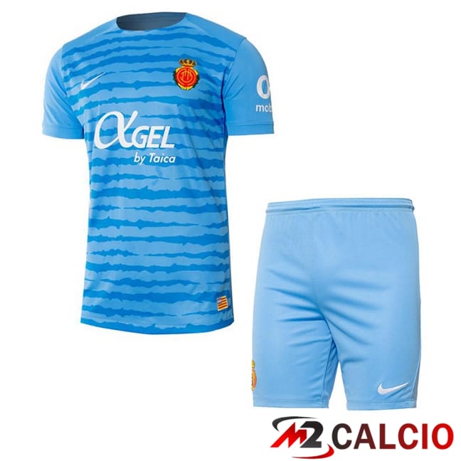 Maglie Calcio Personalizzate,Tute Calcio Squadre,Maglia Nazionale Italiana Calcio | Maglie Calcio RCD Mallorca Bambino Terza Blu 2024/2025