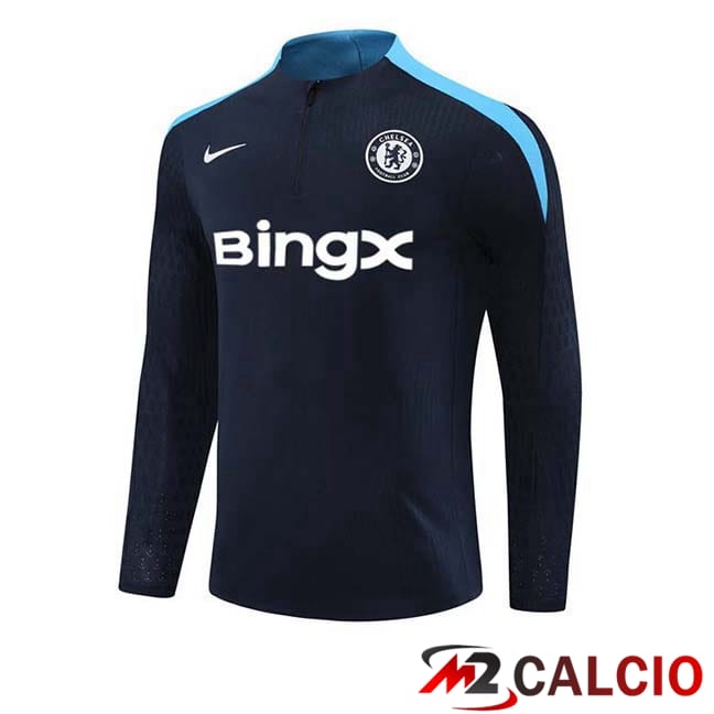 Maglie Calcio Personalizzate,Tute Calcio Squadre,Maglia Nazionale Italiana Calcio | Felpa Allenamento FC Chelsea Blu Reale 2024/2025