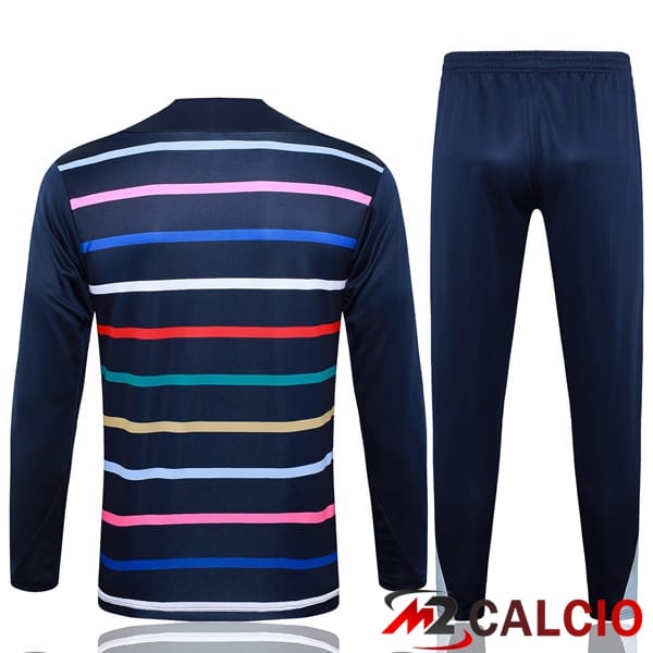 Insieme Tuta Calcio Francia Blu Reale 2024/2025