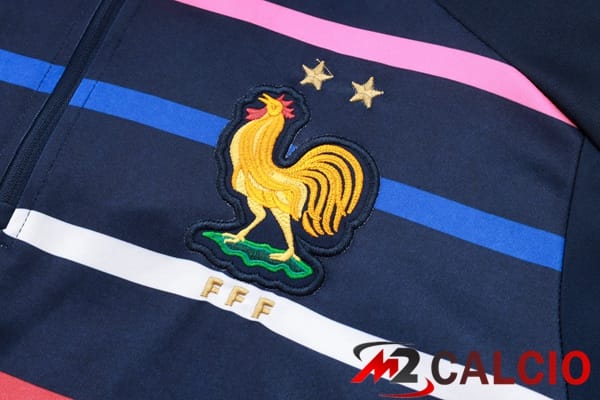 Insieme Tuta Calcio Francia Blu Reale 2024/2025