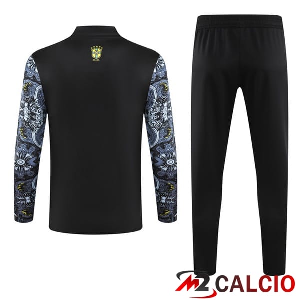Insieme Tuta Calcio Brasile Nero 2024/2025