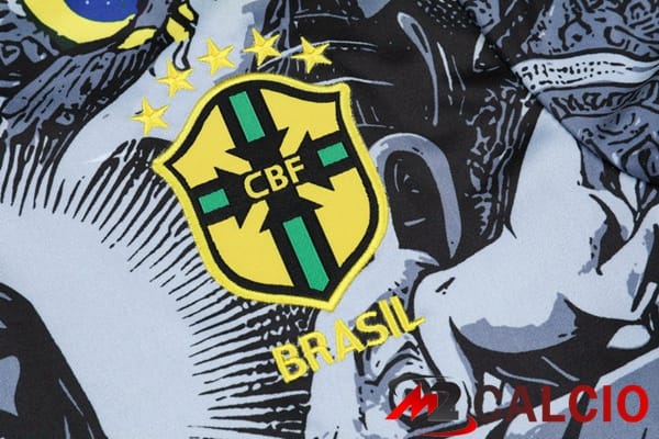 Insieme Tuta Calcio Brasile Nero 2024/2025