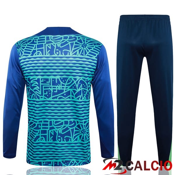 Insieme Tuta Calcio Brasile Blu 2024/2025