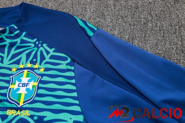 Insieme Tuta Calcio Brasile Blu 2024/2025