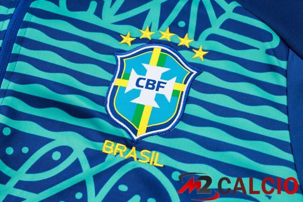 Insieme Tuta Calcio Brasile Blu 2024/2025