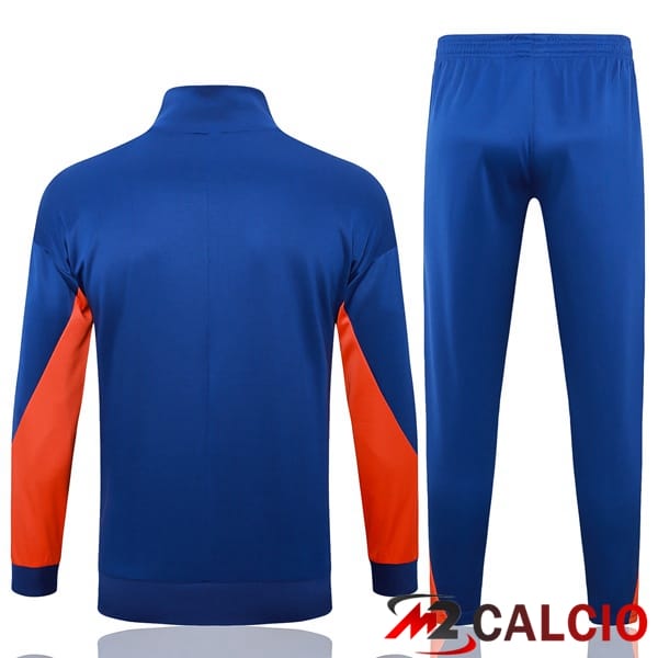 Insieme Tuta Calcio - Giacca Paesi Bassi Blu 2024/2025