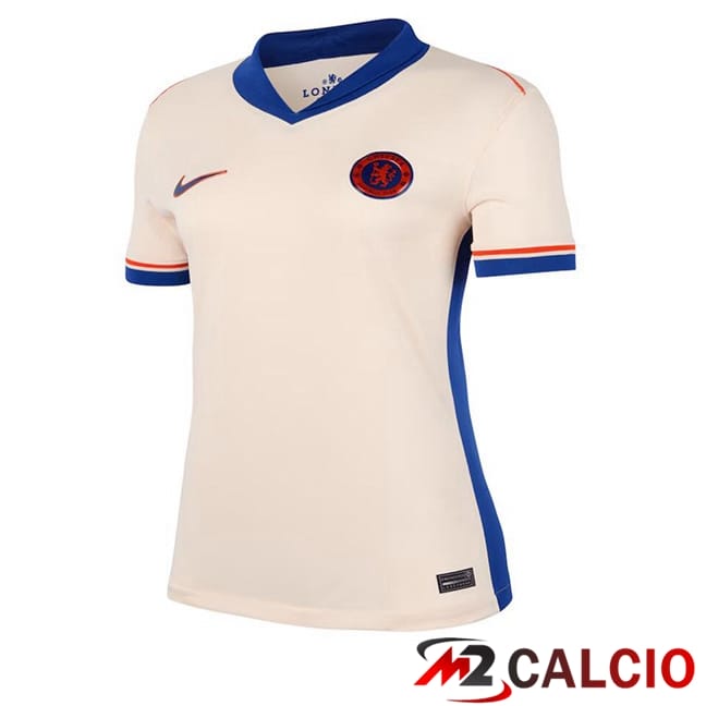 Maglie Calcio Personalizzate,Tute Calcio Squadre,Maglia Nazionale Italiana Calcio | Maglie Calcio FC Chelsea Donna Seconda Giallo 2024/2025